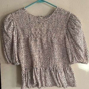 Express puff sleeve blouse size medium